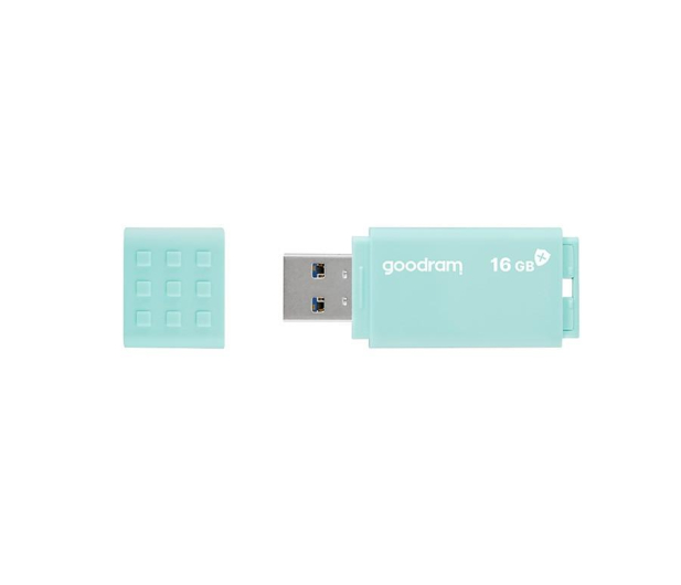 GOODRAM 16GB UME3 CARE USB 3.0 turkusowy - 694960 - zdjęcie 4